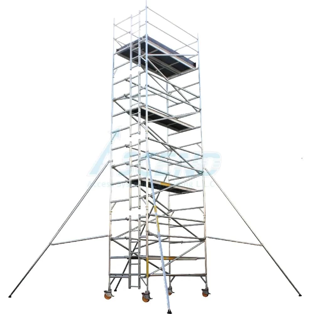 Aluminum Tower – Double Width (140 cm x 255 cm) – Platform 9.0 m