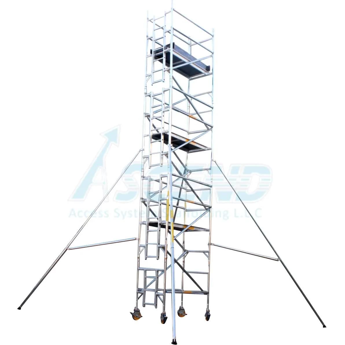Aluminum Tower – Single Width (80 cm x 178 cm) Platform 6.0 m