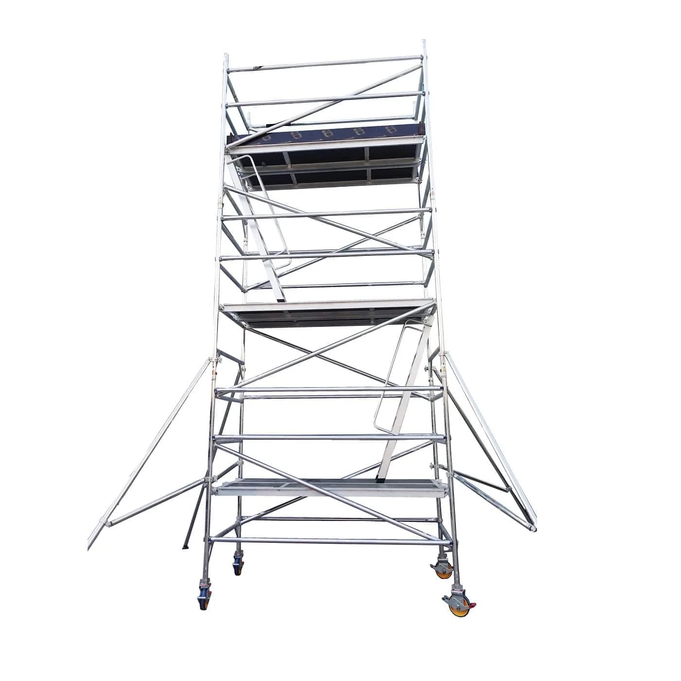 Double Width (140 cm x 255 cm) Inclined Ladder – Platform 6.0 m