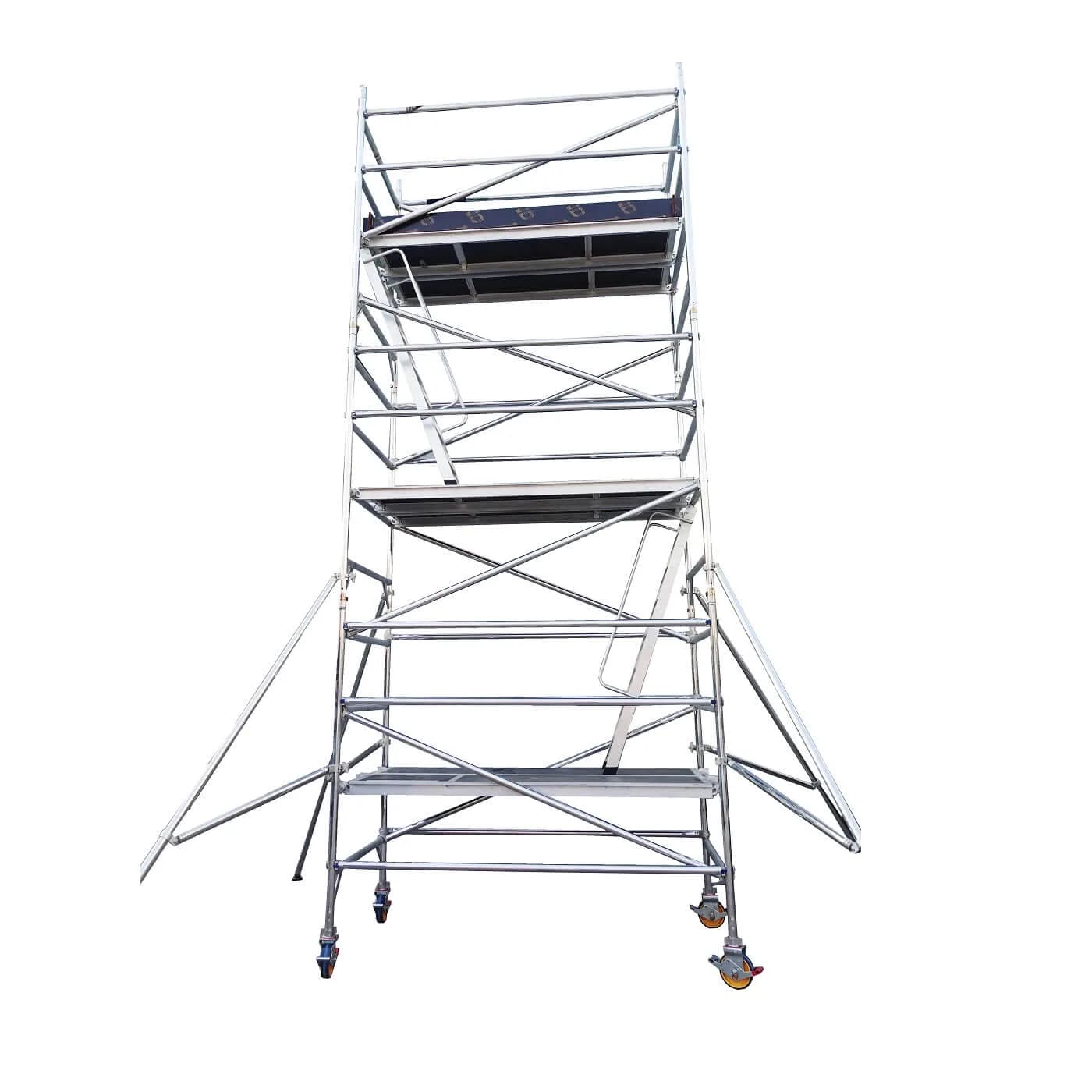 Double Width (140 cm x 255 cm) Inclined Ladder – Platform 9.0 m